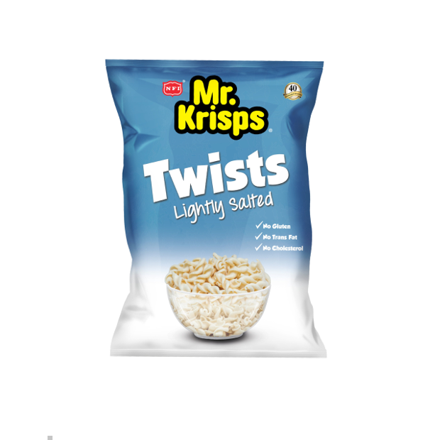 Mr. Krisps Twists Lightly Salted Potato Chips - gluten free, trans fat free, cholesterol free