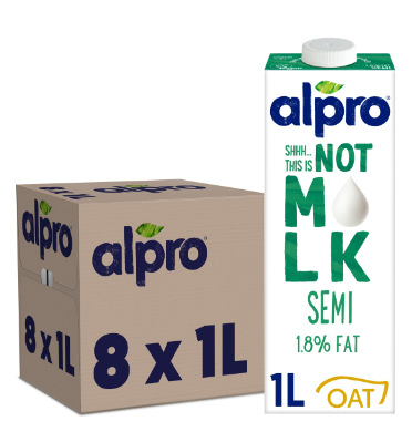 Alpro Semi Vegan Oat Drink (1.8% Fat) - sugar free