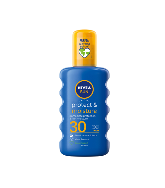 Nivea Sun Protect & Moisture Water-Resistant Sunscreen Spray SPF30 200ml