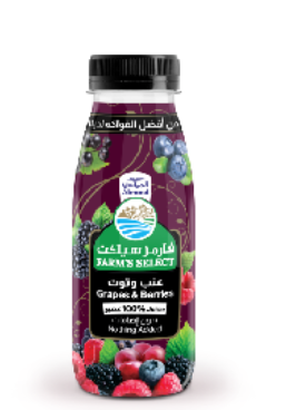 Almarai Farm's Select Long Life Grape & Berry Juice - flavoring free, food additives free, no added water