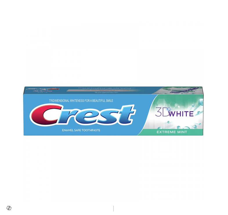 Crest 3D White Toothpaste Extreme Mint Flavor 125ml