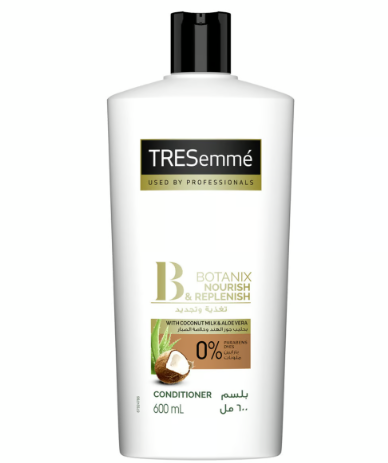 TRESemmé Botanix Nourish & Replenish Hair Conditioner with Coconut Milk & Aloe Vera - parabens free, dye free
