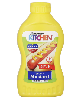 American Kitchen Yellow Mustard - gluten free
