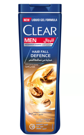 Clear Men 2in1 Anti-Dandruff & Anti-Hairfall Shampoo & Conditioner with Coffee Extract