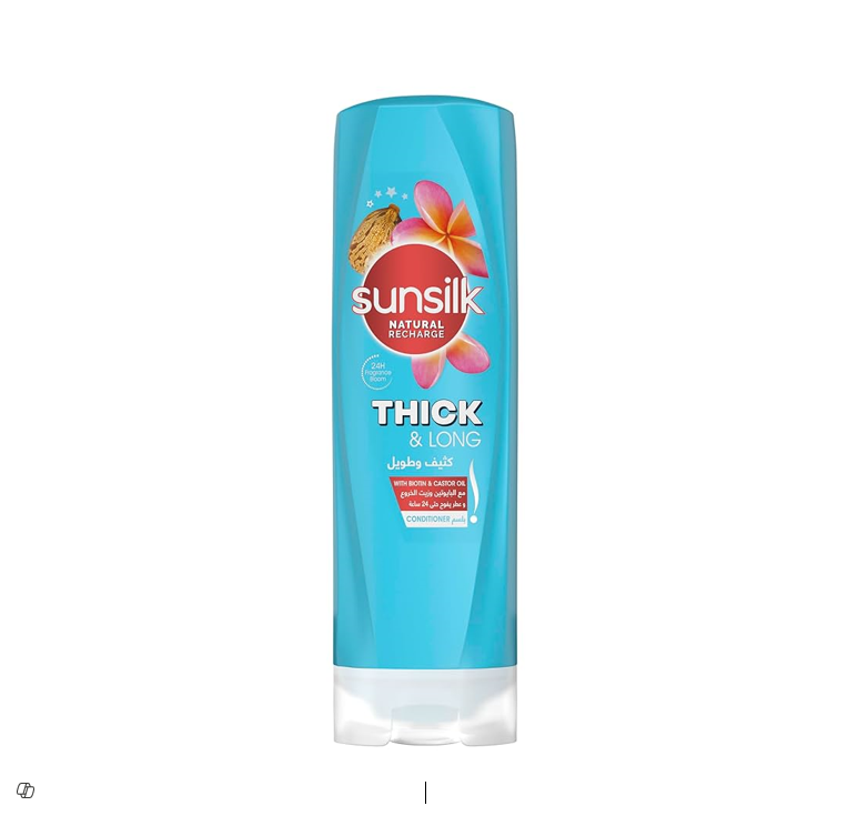 Sunsilk Noor Stars Thick & Long Hair Conditioner with Biotin & Castor Oil