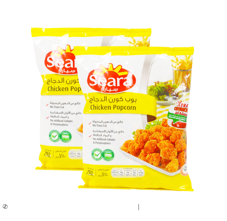 Seara Frozen Breaded Chicken Popcorn - trans fat free, artificial colors free, preservatives free