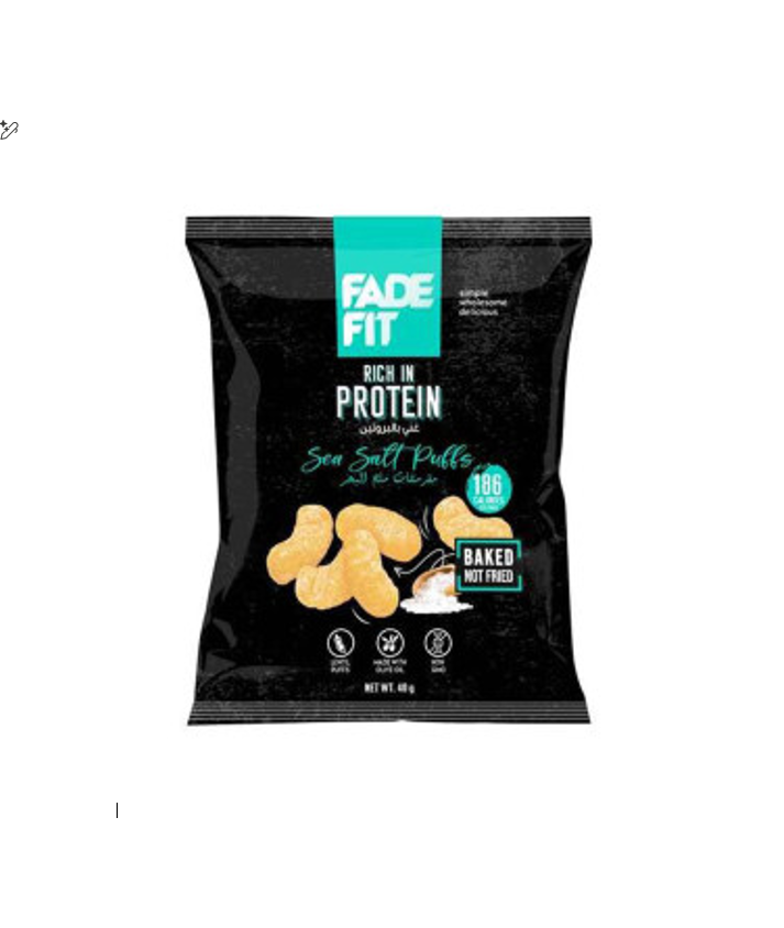 Fade Fit Baked Sea Salt Lentil Puffs - GMO free