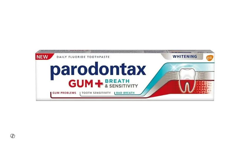 Parodontax Gum+ Breath & Sensitivity Whitening Toothpaste1