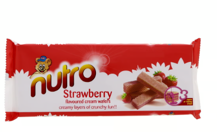 Nutro Strawberry Cream Wafers - vegetarian