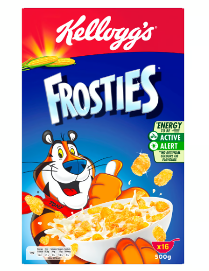 Kellogg's Frosties Cereal - artificial colors free, artificial flavors free