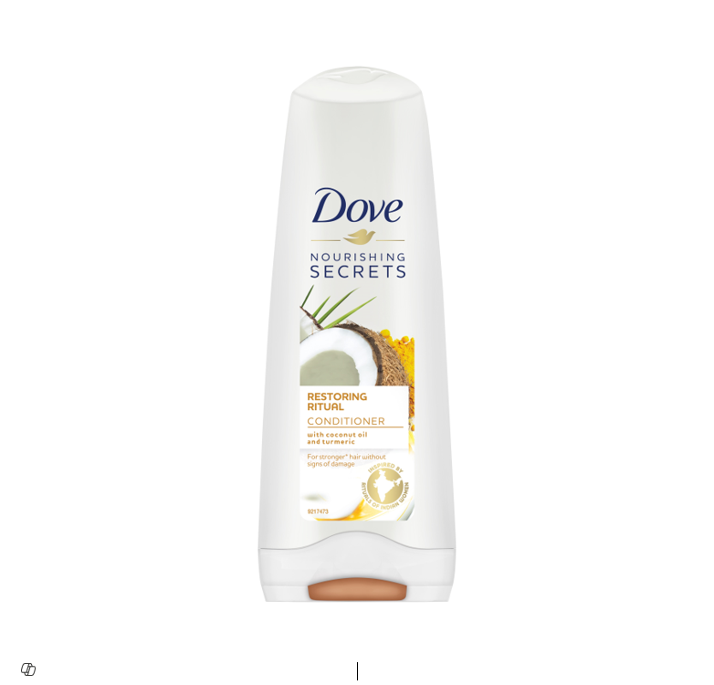 Dove Nourishing Secrets Repairing Ritual Hair Conditioner with Coconut Oil & Turmeric