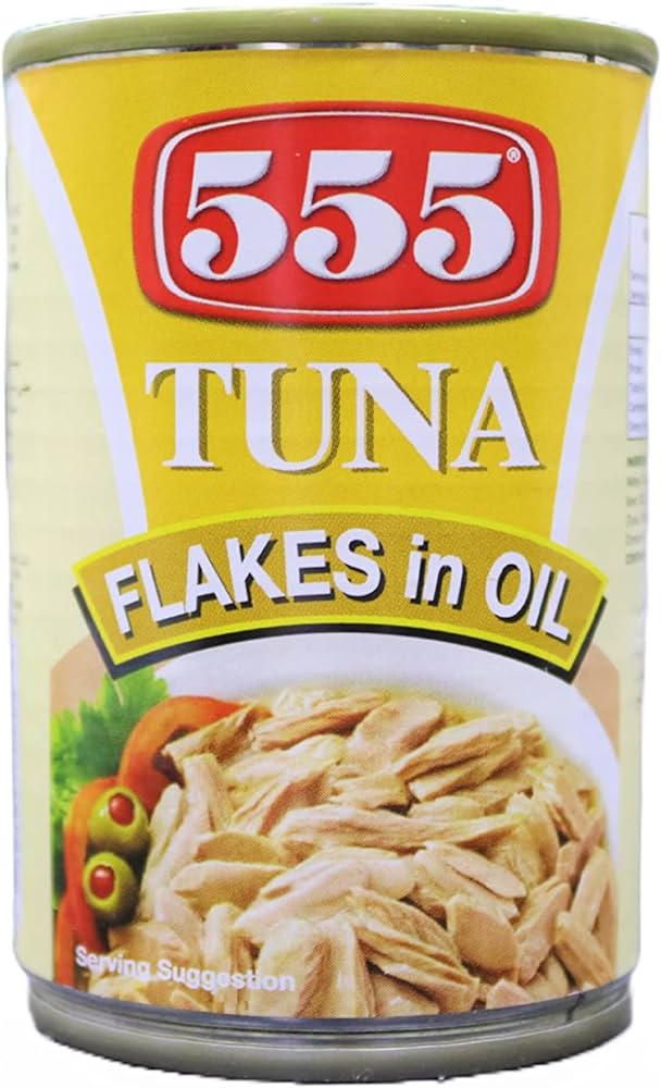 555 Tuna Flakes in Oil - no added preservatives
