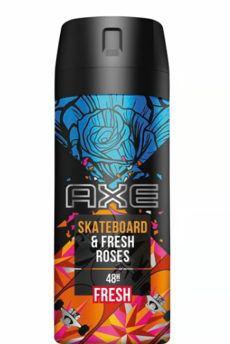 Axe Skateboard & Fresh Roses Deodorant Body Spray