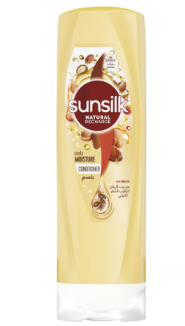 Sunsilk Natural Recharge Curls Moisture Hair Conditioner with Argan Oil