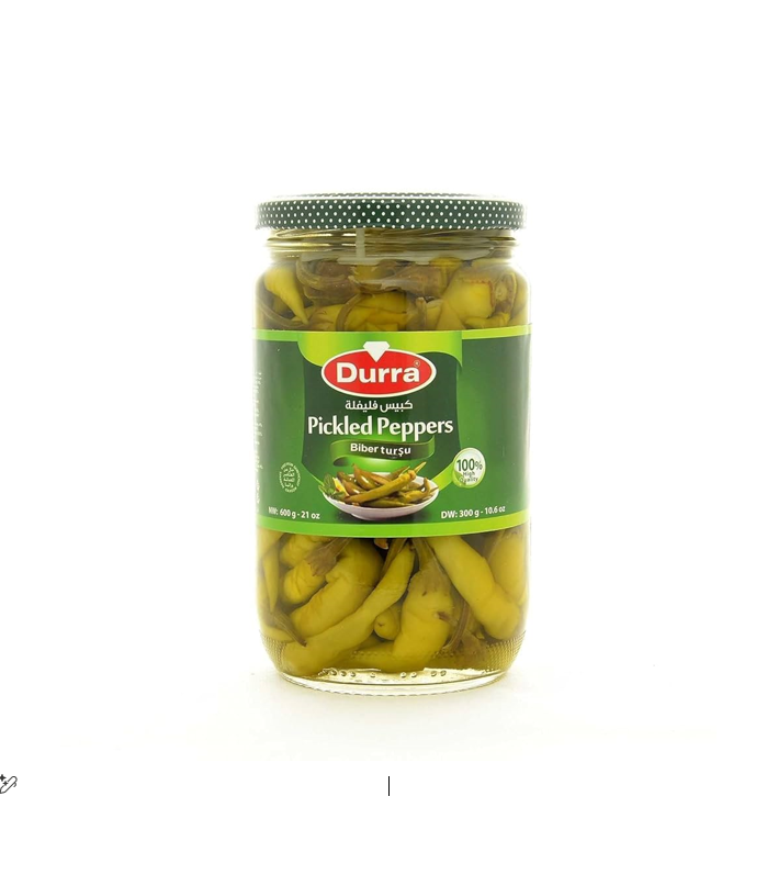 Durra Pickled Peppers 600gm