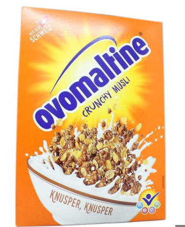 OVOMALTINE CHOCOLATE MUESLI 500GMS