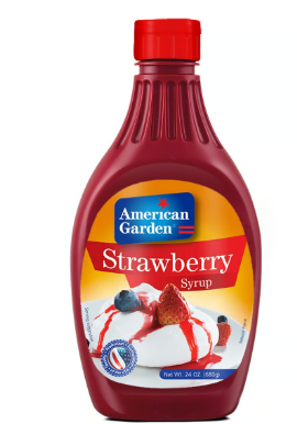 American Garden Strawberry Syrup - gluten free