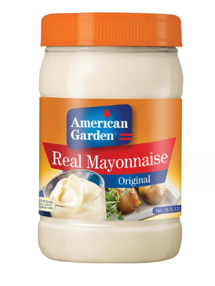 American Garden U.S. Mayonnaise - gluten free, dairy free, preservatives free