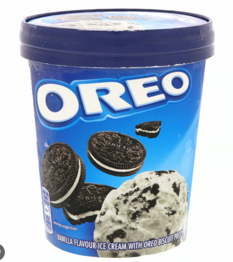 Oreo Vanilla Ice Cream