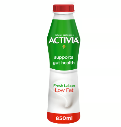 Activia Fresh Low Fat Laban 850ml
