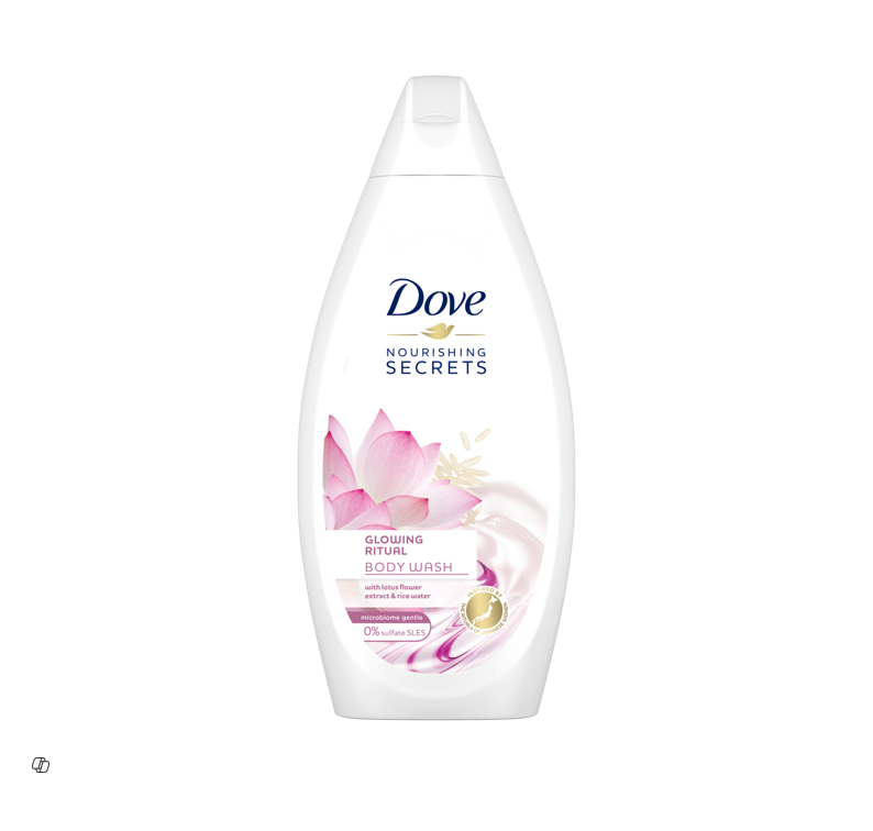 Dove Nourishing Secrets Glowing Ritual Body Wash with Lotus Flower Extract & Rice Water L2
