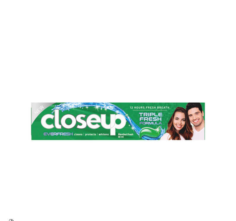 Closeup Everfresh Toothpaste Menthol Fresh Flavor