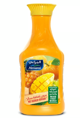 Almarai Long Life Mixed Fruit Juice with Mango - no added sugar
