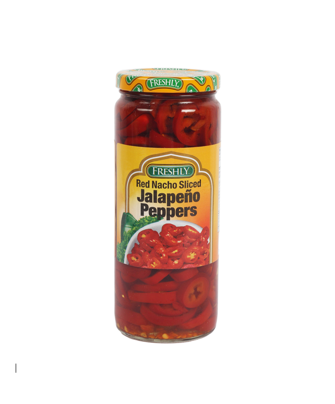Freshly Red Nacho Sliced Jalapeno Peppers