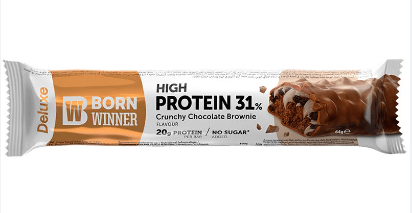 Born Winner 31% Protein Bar Chocolate Brownie Flavor - no added sugar