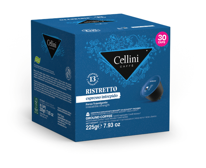 Cellini Caffe Espresso Ristretto Coffee Capsules