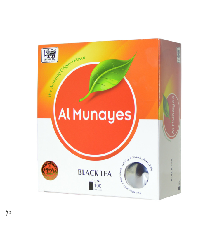 Al Munayes Pure Ceylon Black Tea Bags