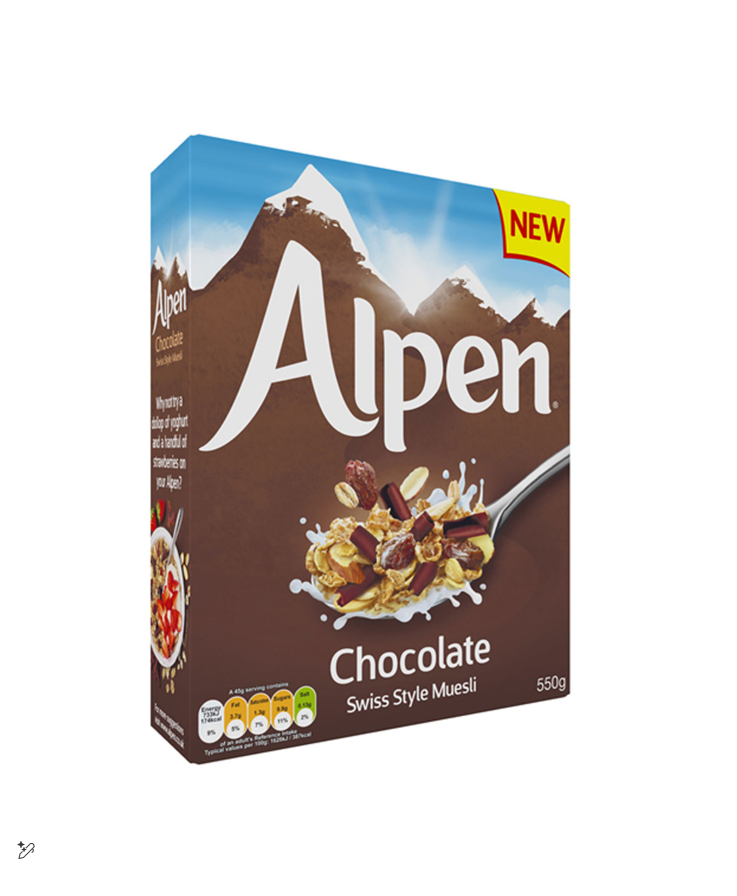 ALPEN MUESLI CHOCOLATE  550GMS