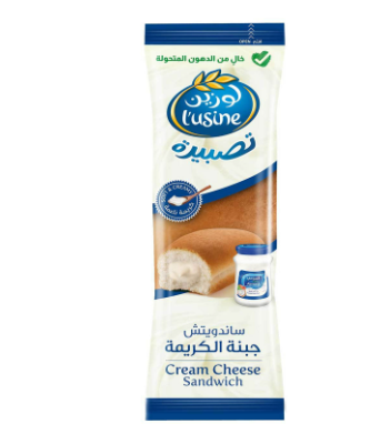 L'usine Sandwich Filled with Cream Cheese - trans fat free 30g