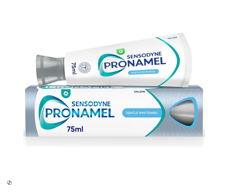 Sensodyne Pronamel Gentle Whitening Toothpaste Cool Mint Flavor for Sensitive Teeth 75ml