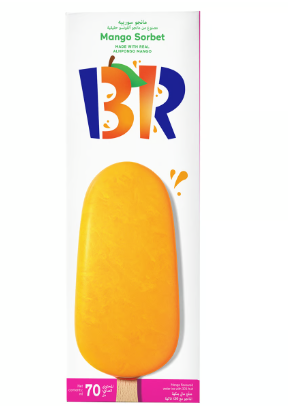 Baskin Robbins Mango Sorbet Ice Stick - vegetarian