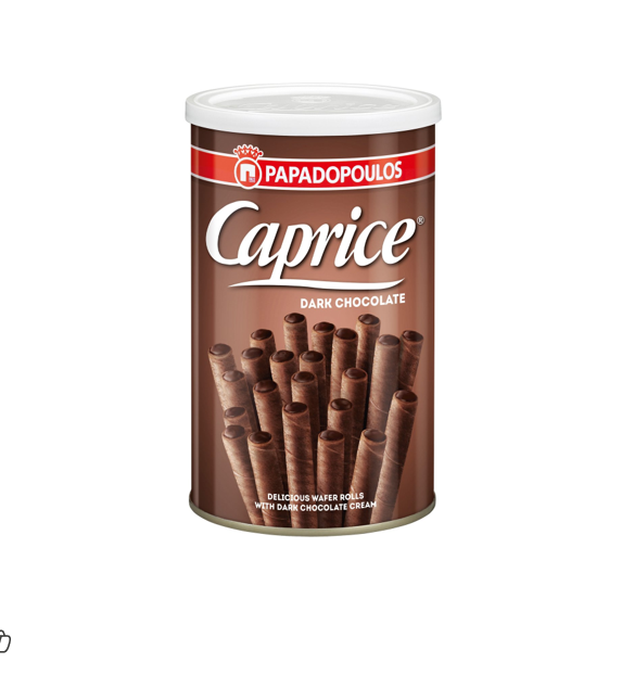 Papadopoulos Caprice Dark Chocolate Wafer Rolls
