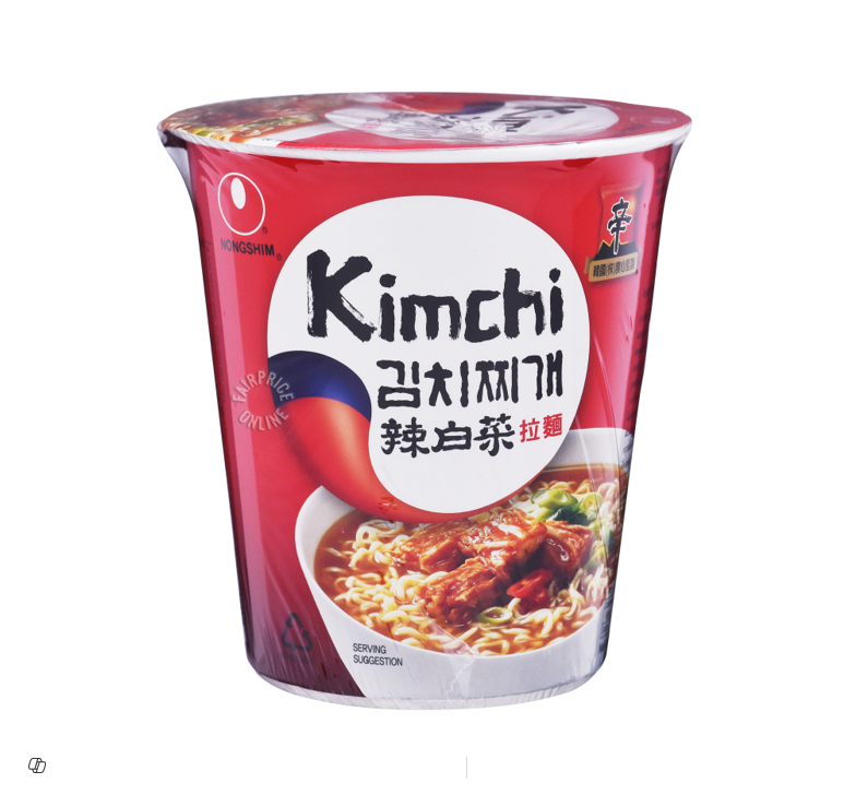 Nongshim Shin Ramyun Kimchi Instant Noodle Cup