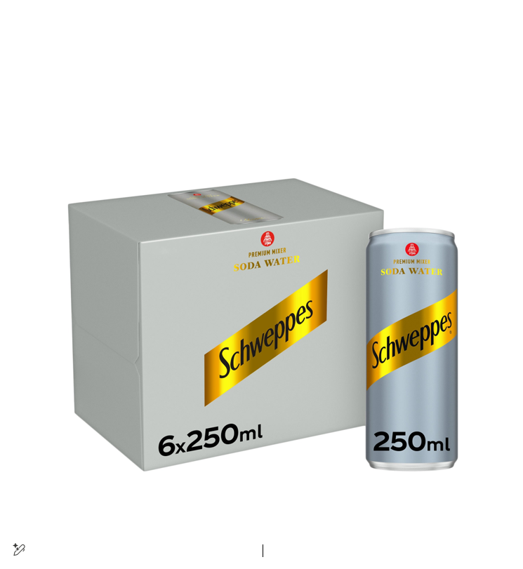 Schweppes  Soda x6