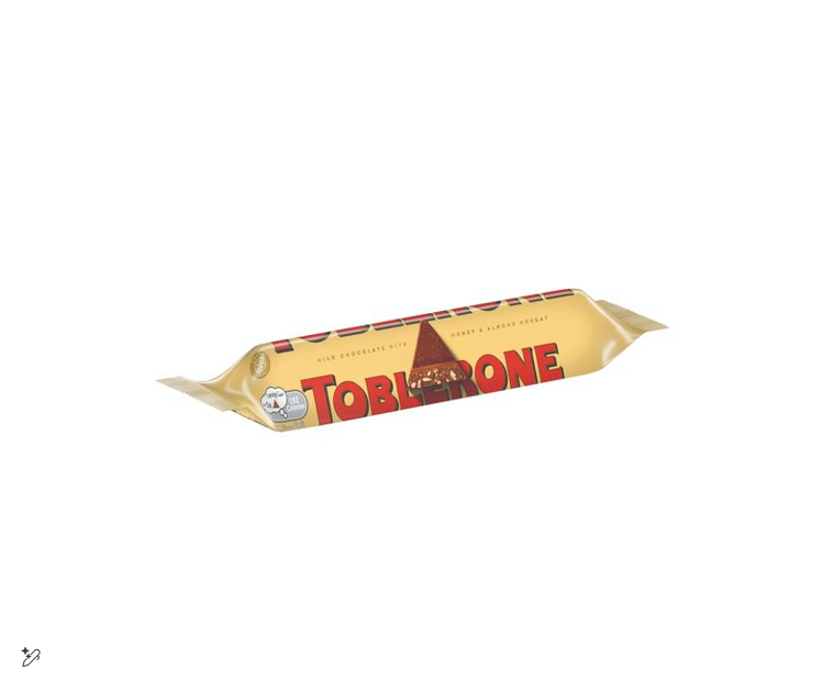 Toblerone Swiss Milk Chocolate Bar with Honey & Almond Nougat 50G