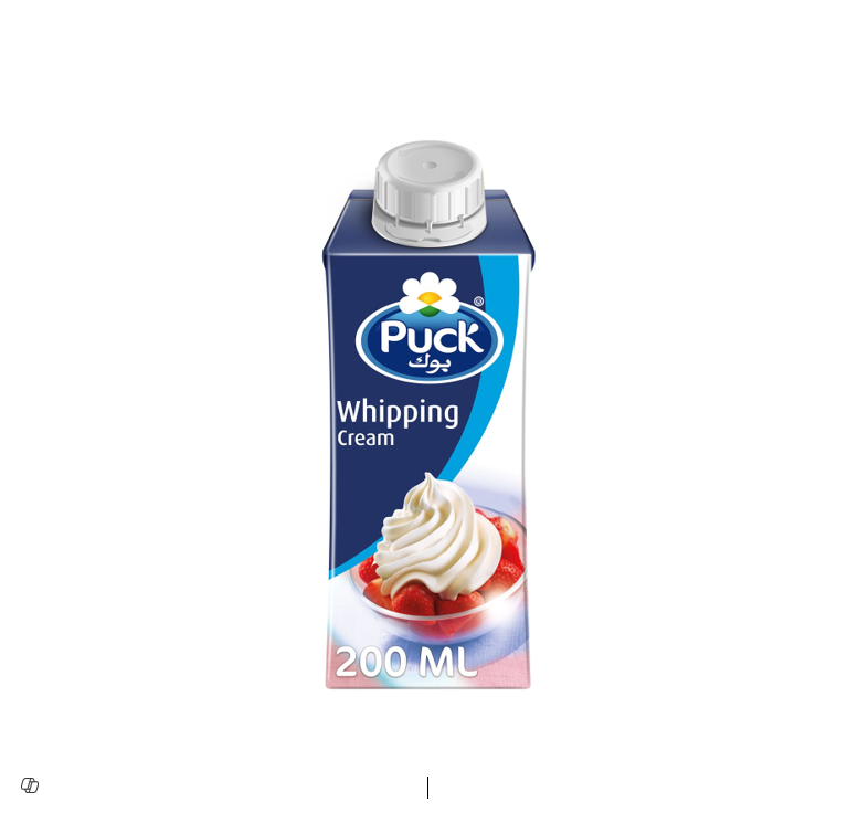 Puck Whipping Cream 200ML