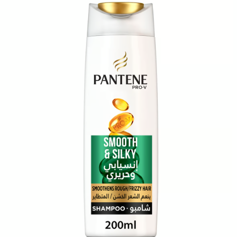 Pantene Pro-V Smooth & Silky Shampoo for Rough & Frizzy Hair 200ml