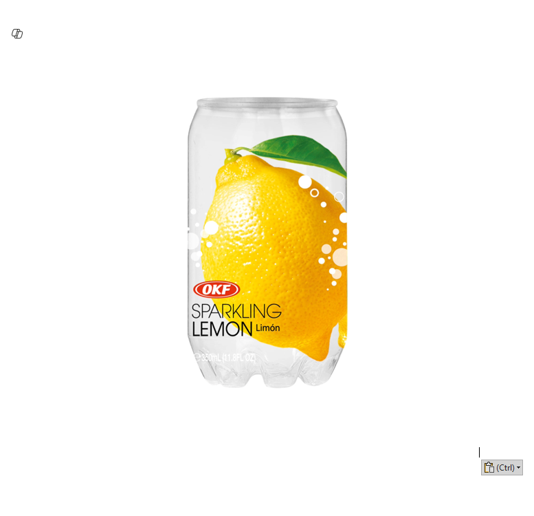 OKF Sparkling Water Lemon Flavor 350ml