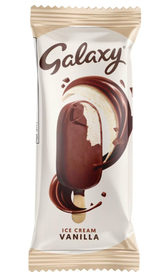 Galaxy Vanilla Ice Cream Stick Coated with Chocolate 58GM