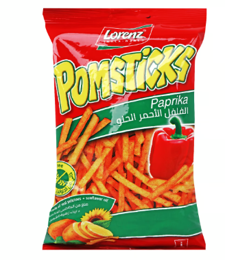 Lorenz Pomsticks Paprika Potato Chips - gluten free