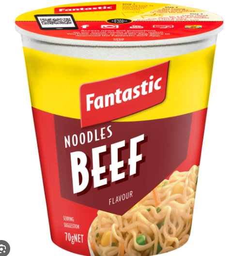 Fantastic Instant Noodle Cup Beef Flavor