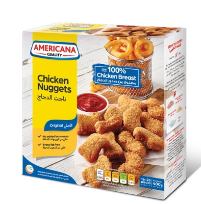 Americana Original Frozen Chicken Nuggets (16 Pieces Approx) - trans fat free, artificial flavors free, artificial colors free