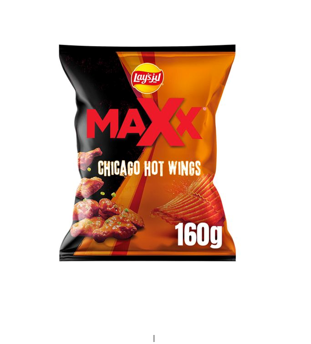 Lay's Maxx Chicago Hot Wings Potato Chips 155GM