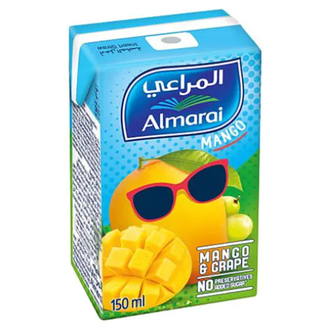 Almarai Long Life Mango & Grape Juice - no added sugar, preservatives free