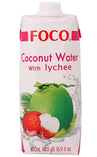 Foco UHT Coconut Water Lychee