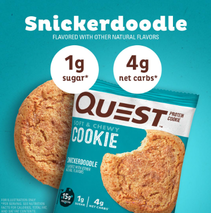 QUEST PROTEIN COOKIE SNICKERDOODLE FLAVOR